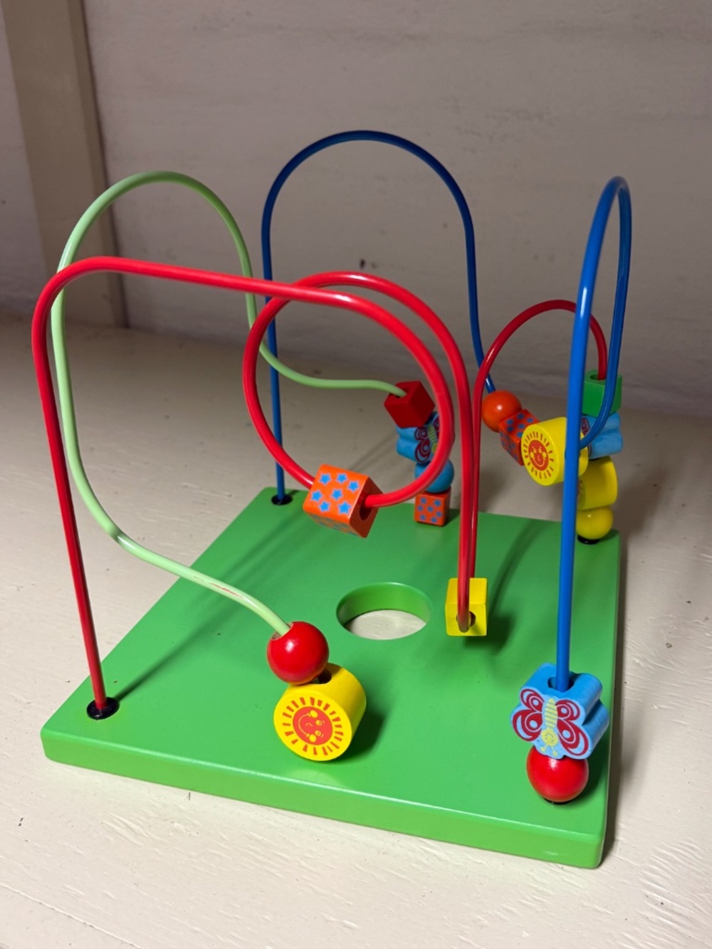 Wooden Multi-Color Bead Maze